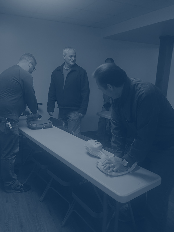 Helping Homeless Men with Free CPR, AED & First Aid Training at Wheeler Mission Ministries