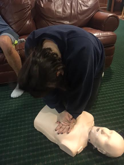 Evans Scholars CPR training