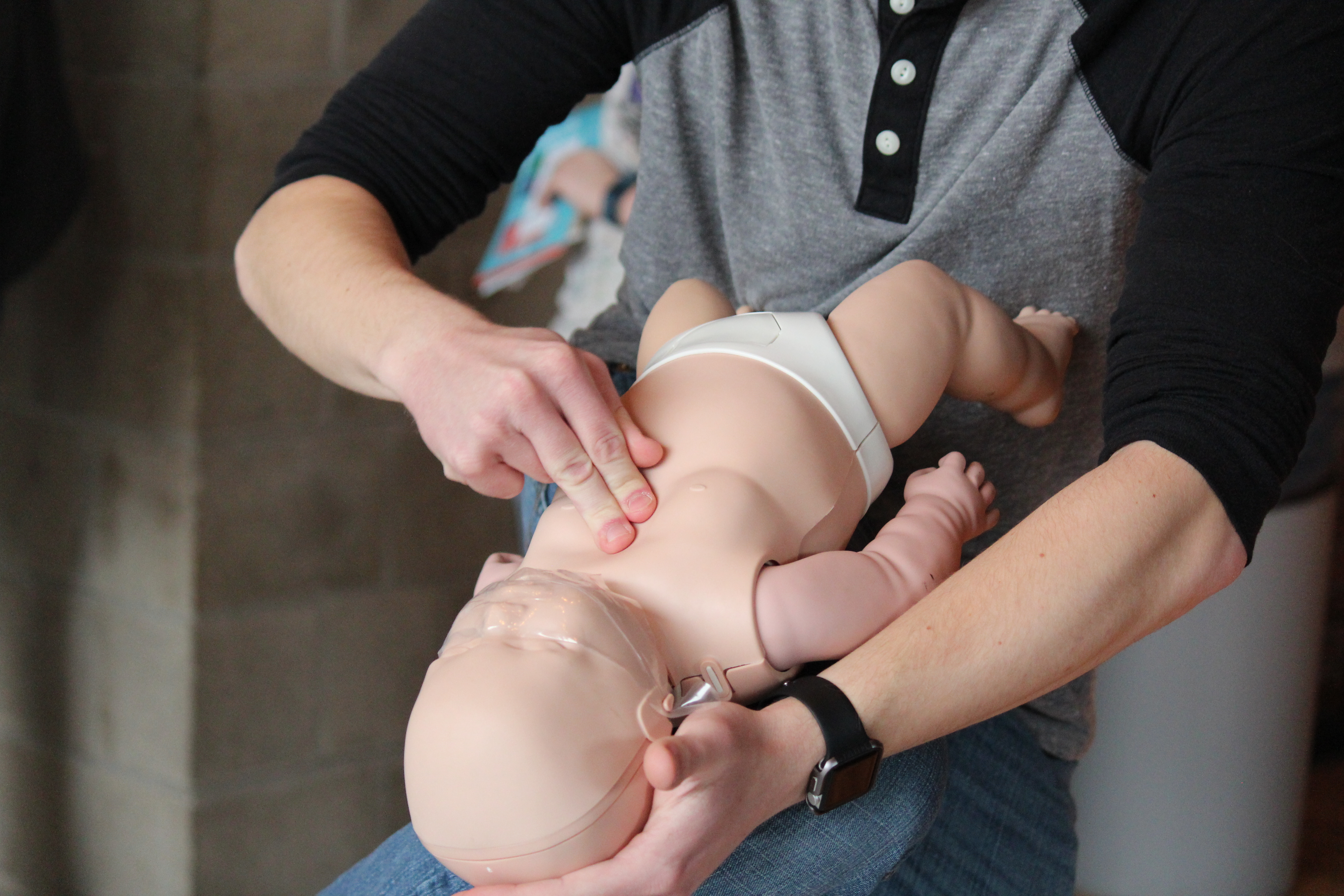 Disque Foundation infant CPR training 