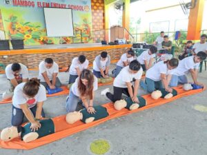 CPR training conducted by SALI Trainer