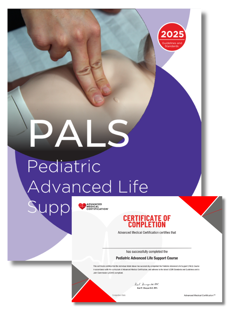 PALS Handbook with Course Completed Certificate